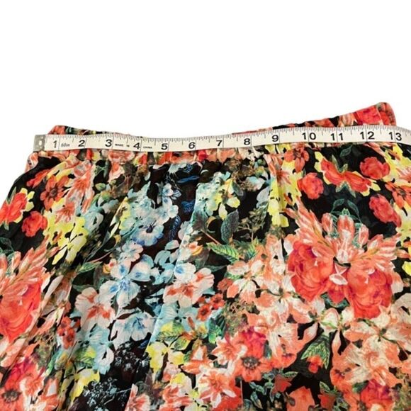 Joe Benbasset Asymmetrical Side High/Low Floral Skirt Women's Size Small - Picture 6 of 8